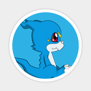 Sitting Veemon Magnet